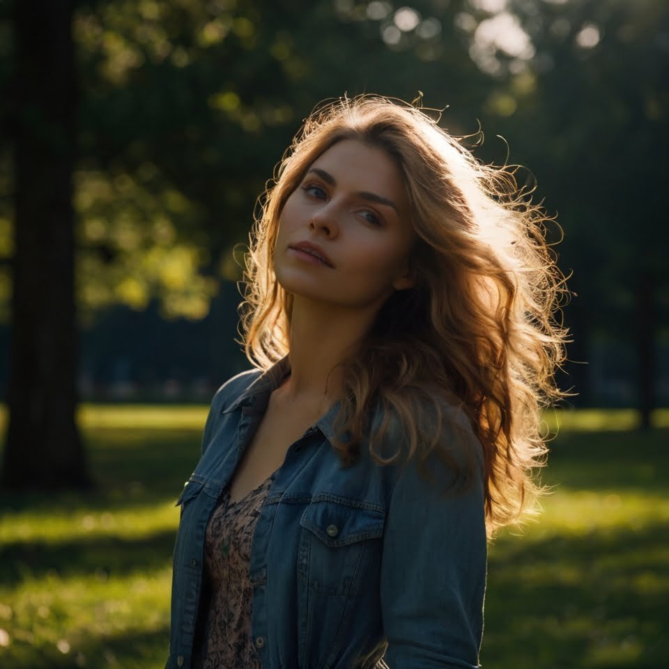 Elena al parco